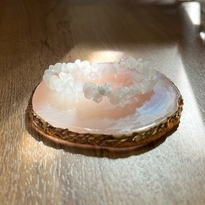 Genuine Rose Quartz Bracelet NWT
